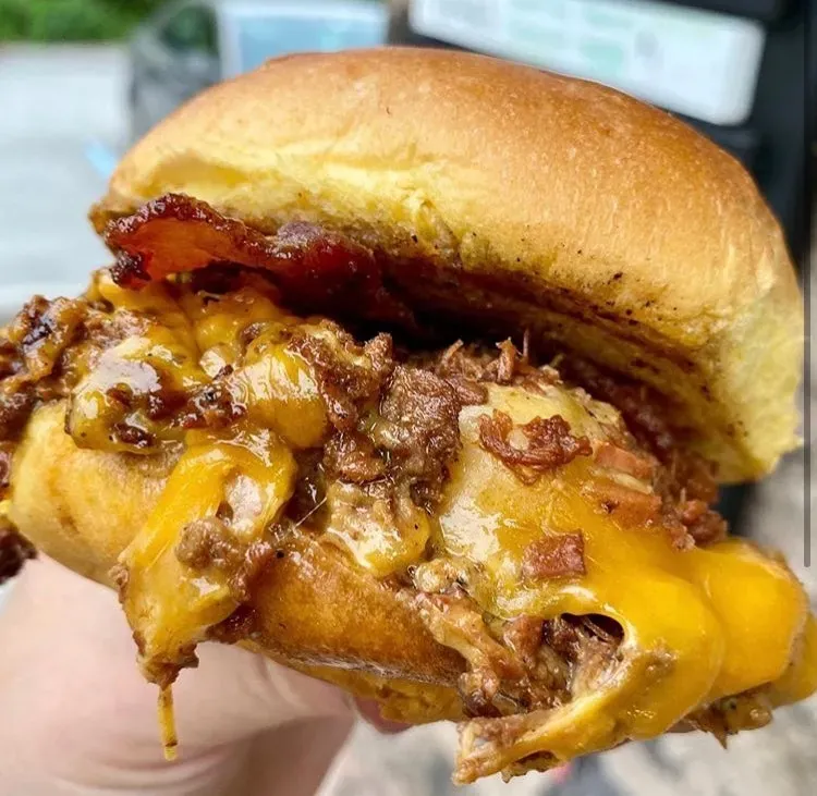 Sum Pig bacon cheeseburger